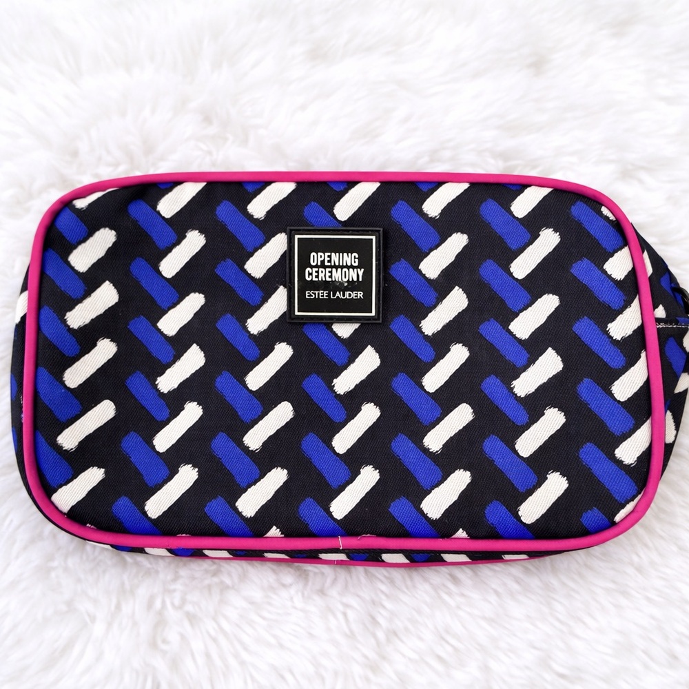 Opening Ceremony Estée Lauder Graphic Makeup Bag Cosmetic Pouch NEW